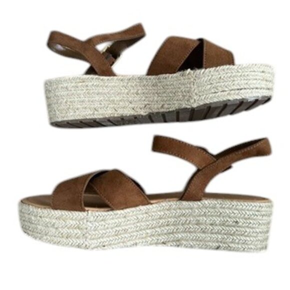 American Eagle Outfitters Tan Espadrille Sandals - Picture 2 of 9